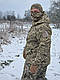 Зимовий тактичний костюм з підкладкою omni heat піксель, фото 8