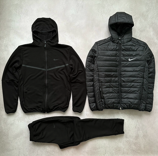 Спортивный костюм мужской Nike Tech осень-весна демисезонный комплект с ...