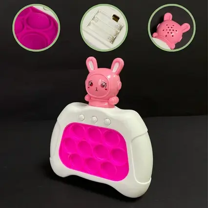 Електронний попіт антистрес іграшка "Заяц", Приставка Game Console, фото 1