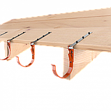 Кронштейн ринви металевий прямий Bryza 125 мм, фото 2