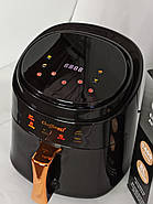 Цифрова світлодіодна аерофритюрниця аерогриль Cheffinger CF-AFRY8 на 8л, фото 4