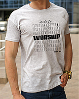 Православные футболки с христианской символикой worship (поклонение), религиозные футболки
