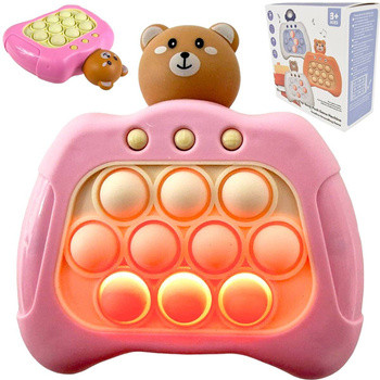 Електронний попіт антистрес іграшка "Ведмедик", Антистрес іграшка поп-іт консоль Ведмедик