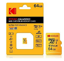 Карта пам'яті MicroSD Kodak 64 GB C10/U1/V10/A1