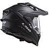 МОТОШОЛОМ ДУАЛСПОРТ LS2 MX701 EXPLORER SOLID КОЛІР MATT BLACK, фото 4