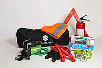 Набор автомобилиста универсальный SUZUKI в багажник авто с 8 предметов