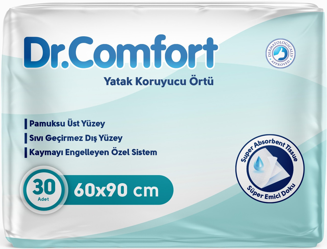 Одноразові пелюшки Dr.Comfort 60х90 см (30 шт)