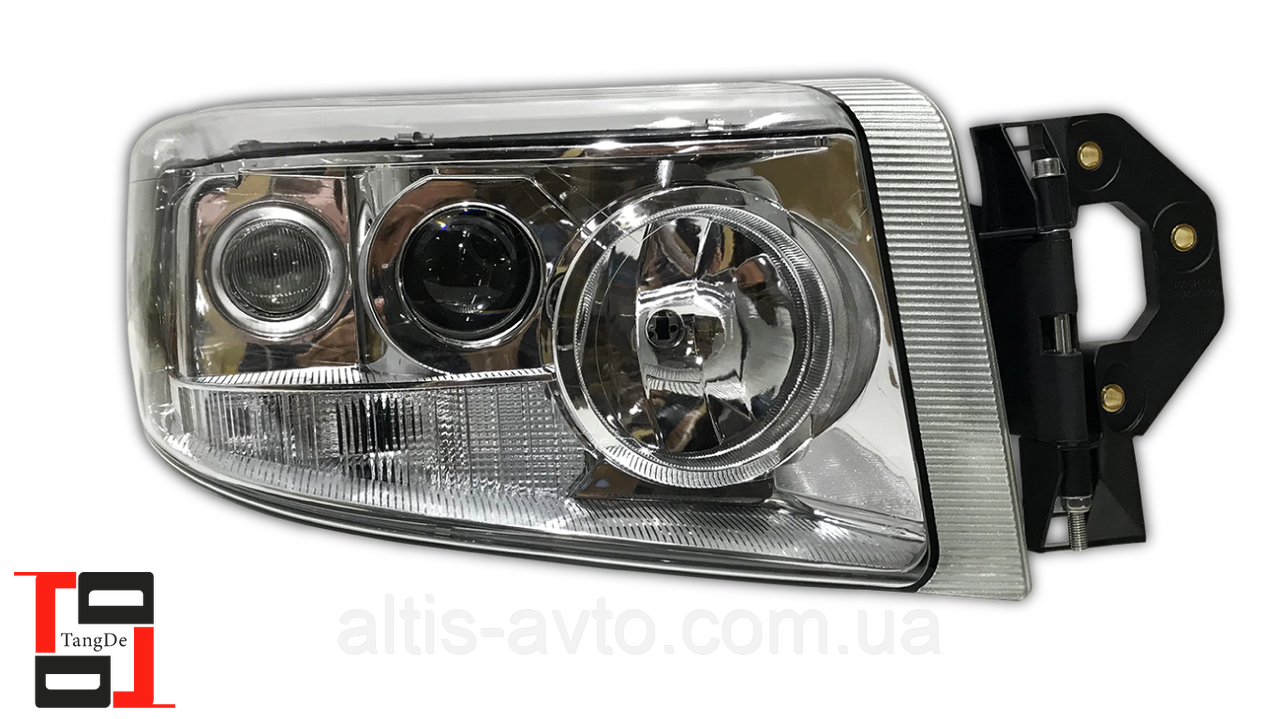 Фара головного світла ручне/управління біла з протитуманкою RH Renault Premium TD01-58-010AXR, фото 1