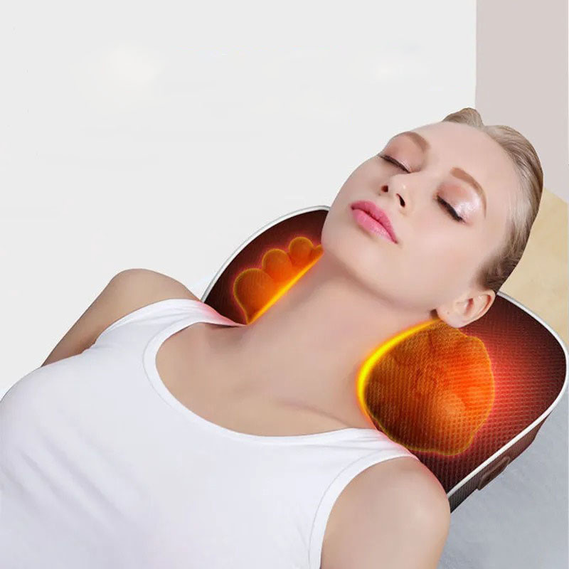Електрична подушка-масажер Jinkairui R7-1GPB для всього тіла, багатофункціональна з прогріванням, фото 1