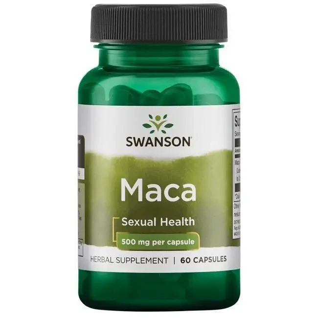 Мака Перуанська Swanson Maca 500 mg 60 капсул, фото 1