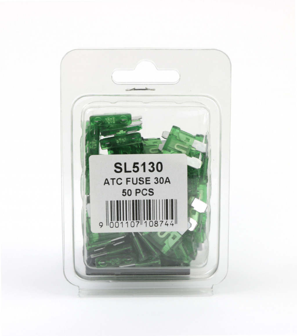 Запобіжник euro SHAFER 30A (пластикове паковання по 50 шт.) (SL5130)