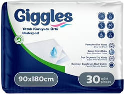 Одноразові пелюшки Giggles 90х180 см (30 шт)