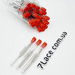 Набір швейних ручних голок у тубусі (18 штук) / довжина 4,5 - 9 см