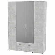 Шафа для одягу з дзеркалами Шафа - 7, Компаніт, Ательє світлий