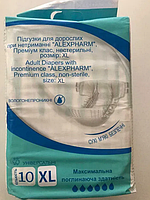 Підгузки для дорослих Преміум-класу, розмір XL (117-170 см), ALEXPHARM (10 шт./уп.)