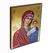 Ікона вінчальна пара Казанська Богородиця та Ісус Христос 20 Х 26 см, фото 2