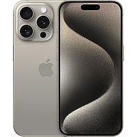 IPhone 15 Pro Max 512GB Natural Titanium Dual SIM (MU2V3) смартфон Apple айфон 15 про макс с 3 камерами
