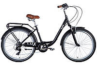 Велосипед 26" Dorozhnik LUX AM 2024 (черный (м))