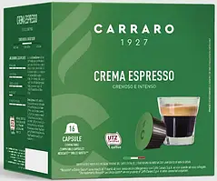 Кава в капсулах Dolce Gusto Carraro Crema Espresso 16 шт Дольче густо Карраро