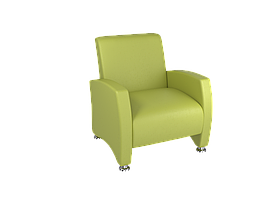 Крісло Pearl | Перлина Салатове екошкіра (Колір S04)