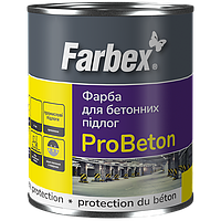 Краска для бетонных полов Farbex ProBeton Серая (2.8кг)