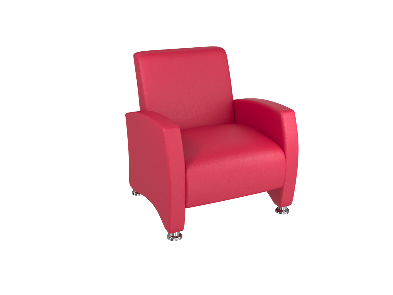 Крісло Pearl | Перлина Гаряче рожеве екошкіра (Колір S15)