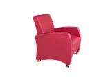 Крісло Pearl | Перлина Гаряче рожеве екошкіра (Колір S15), фото 3