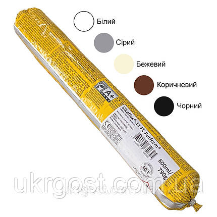 Клей-герметик поліуретановий Sikaflex-11FC Purform Чорний 600 мл (703605), фото 1