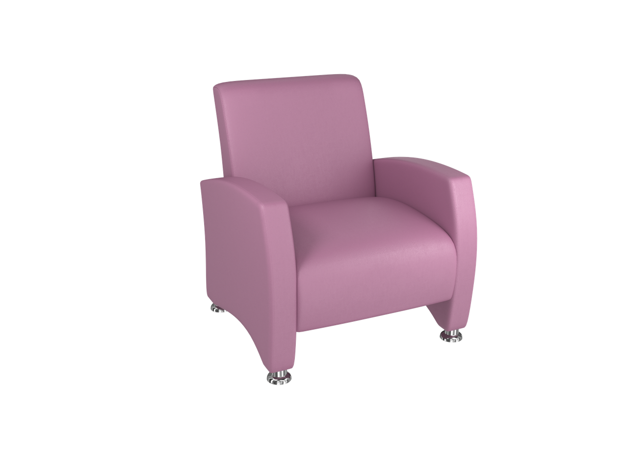 Крісло Pearl | Перлина Лілове екошкіра (Колір S11)