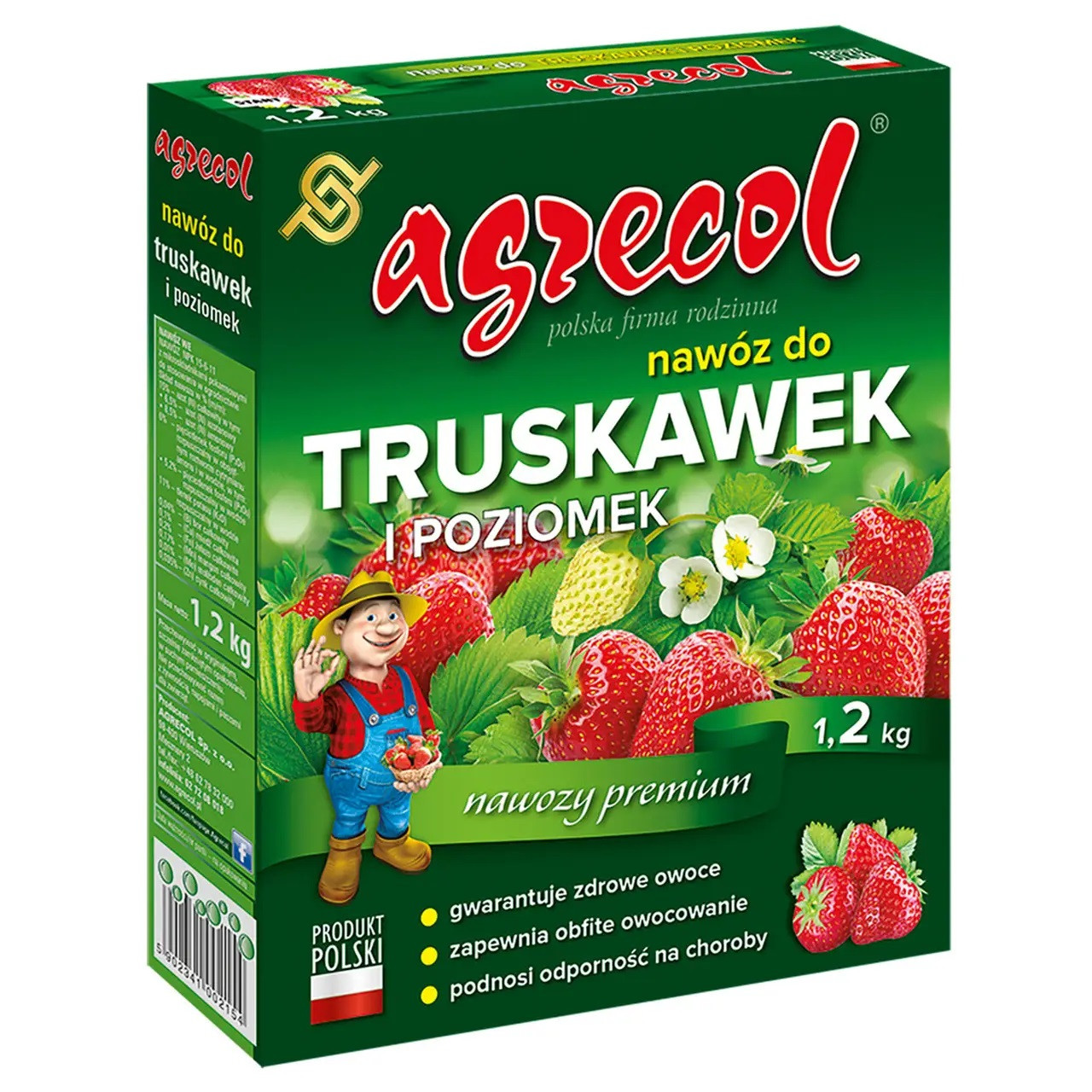 Добриво для полуниці та суниці 15-6-11 Agrecol, 1.2 кг