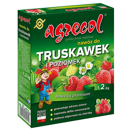 Добриво для полуниці та суниці 15-6-11 Agrecol, 1.2 кг, фото 1