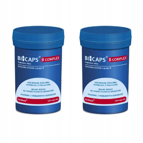 2x ForMeds Bicaps B Complex комплекс вітамінів B в капсулах 120 шт.