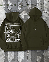 Чоловіче тепле худі з прінтом COMBAT MEDIC