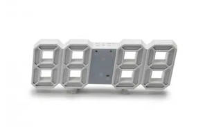 Годинник 3D LED з термометром LY 1089 білий світлодіодний