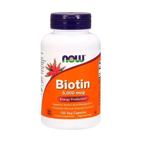 Натуральна домішка Now Foods BIOTIN 5 мг (5000 мкг)