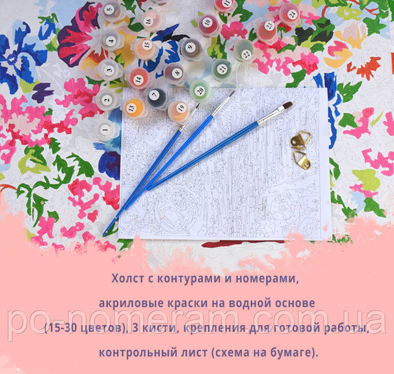 Картины по номерам Идейка Зимний домик ©art_selena_ua (KHO6333) 40 х 50 см (Без коробки) - фото 3 - id-p2044713626