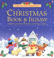 Пазлы Farmyard Tales Christmas Flap Book and Jigsaw