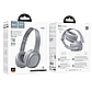 Навушники бездротові/дротові Hoco Bluetooth 5.3 Charm W46 Blue, фото 3