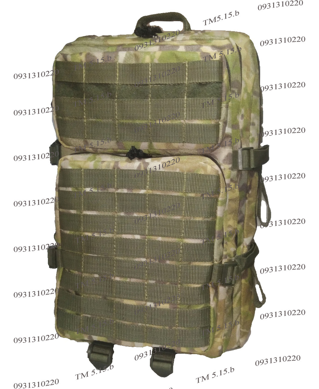 Тактический, штурмовой супер-крепкий рюкзак 38 литров мультикам - фото 2 - id-p2044727270