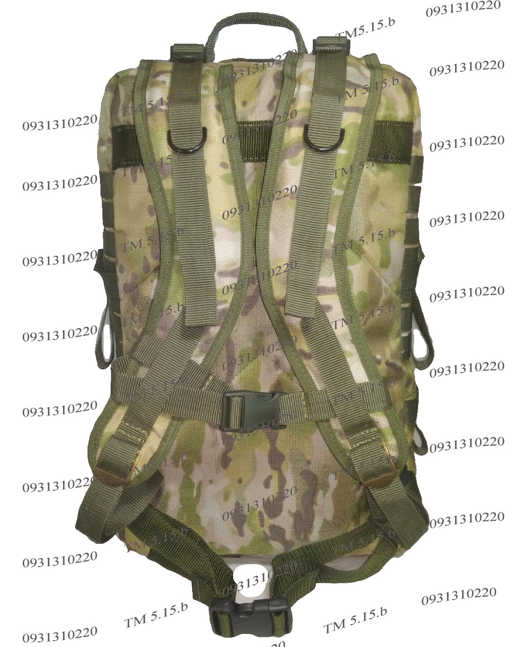 Тактический, штурмовой супер-крепкий рюкзак 38 литров мультикам - фото 4 - id-p2044727270