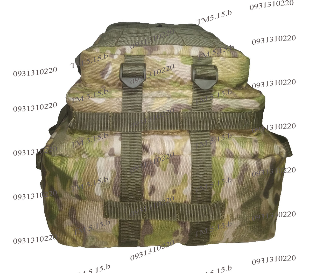 Тактический, штурмовой супер-крепкий рюкзак 38 литров мультикам - фото 6 - id-p2044727270