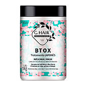 Холодний ботекс Inoar G.Hair B-tox Japones Tratamento Mask для відновлення волосся з амінокислотами 1кг