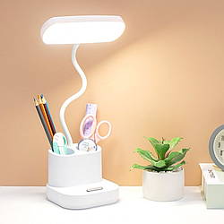 Акумуляторна настільна лампа з USB, 40 LED, DIGAD 1958 / Гнучка світлодіодна лампа на акумуляторі