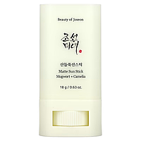 Beauty of Joseon - Матирующее солнцезащитное средство в стике - Matte Sun Stick Mugwort + Camelia SPF50+/PA+++