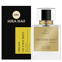 Унисекс парфюм Mira Max OUD FIRST HAPPY 50 мл (аромат похож на Initio Parfums Oud For Happiness)