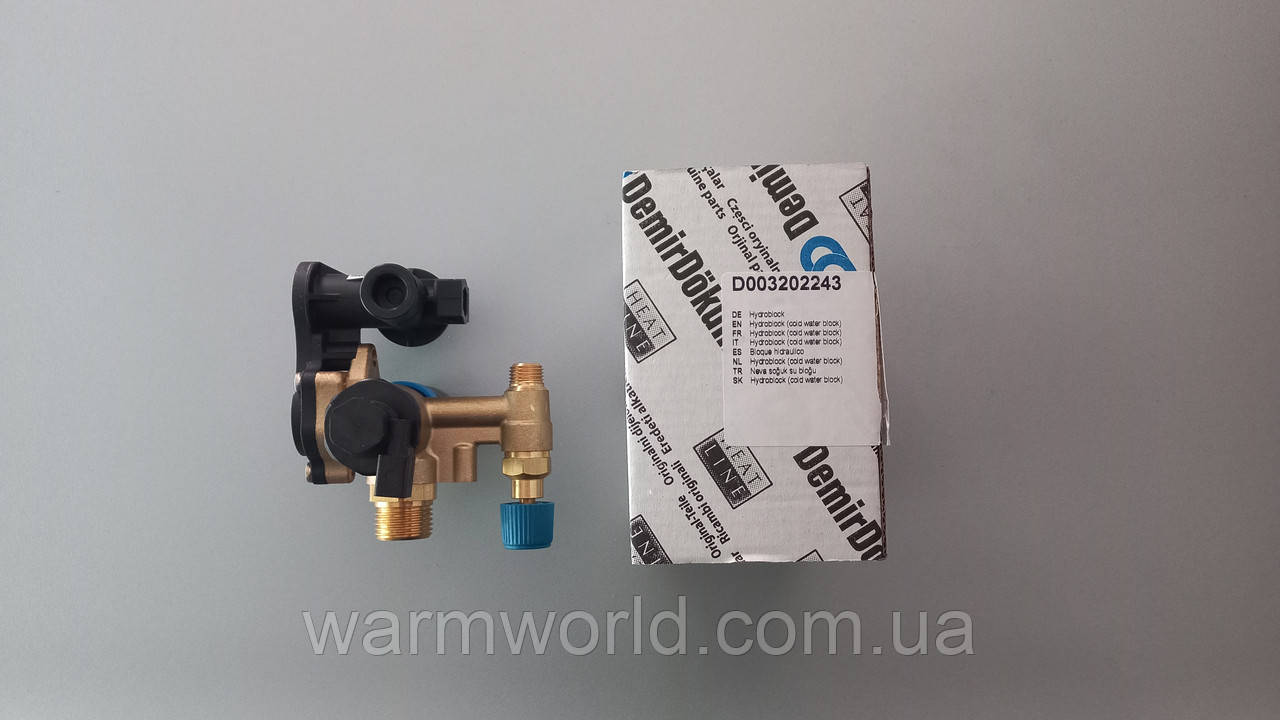 D003202243 Гідроблок холодної води з краном підживлення Lynx, Jaguar Protherm