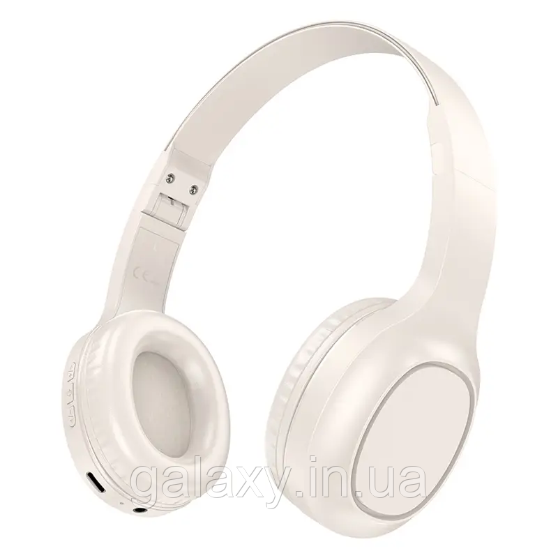 Навушники бездротові / дротові Hoco Bluetooth 5.3 Charm W46 White