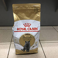 Royal Canin British Shorthair Adult, с птицей, 2 кг сухой корм для британских короткошерстных взрослых