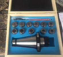 Патрон цанговий 7:24 К50 з набором цанг ЕR 32 з 11 шт. (4-20) GRIFF