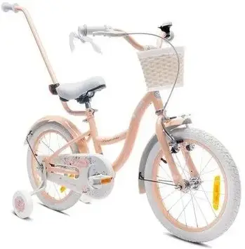 Sun Baby Rower Dziecięcy Flower 16 Cali Dla Dziewczynki Morelowy
